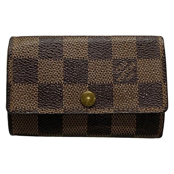 Auth LOUIS VUITTON Multicles 6 N62630 Ebene Damier - CT1005 Key Case - Picture 2 of 13